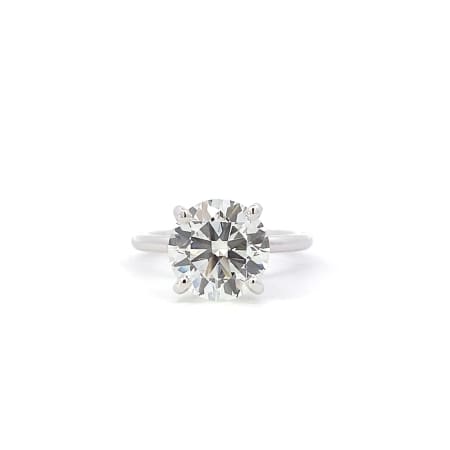 3.46ct round brilliant solitaire lab diamond engagement ring