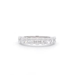 Stunning 1.61ct Oval Lab Diamond Half Eternity Ring. A perfect blend of modern brilliance and classic elegance, symbolising your everlasting love.