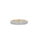 Stunning 1ct Oval Lab Diamond Half Eternity Band. A beautiful fusion of classic elegance and modern brilliance, crafted for timeless beauty.